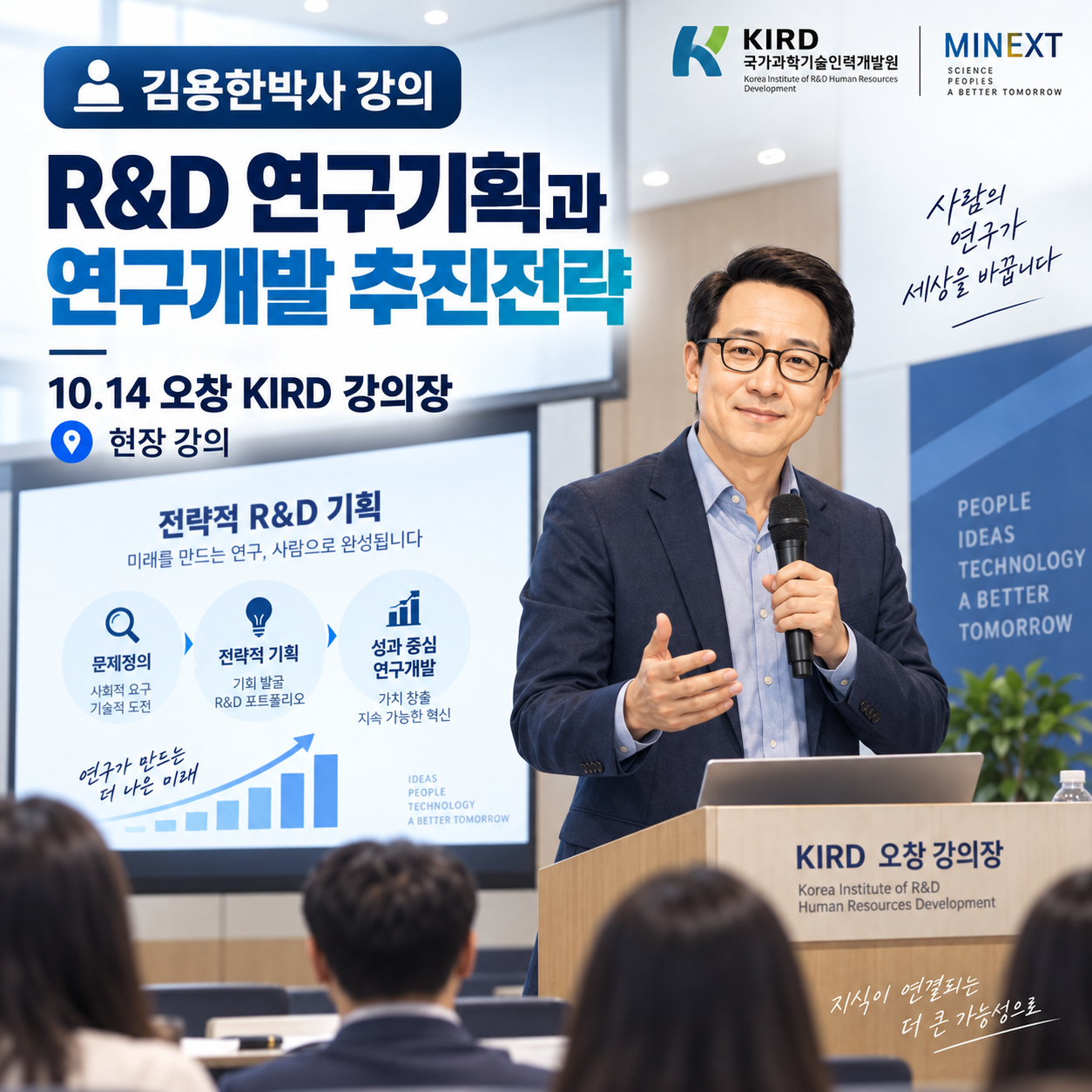 (김용한박사_강의) R&D 성공의 출발점은 기술이 아니라 기획이다! KIRD 연구기획과 연구개발 추진전략 강의 · 원문 이미지 1